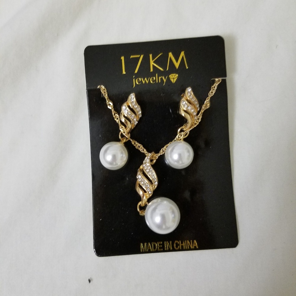 Glam Earring/Necklace